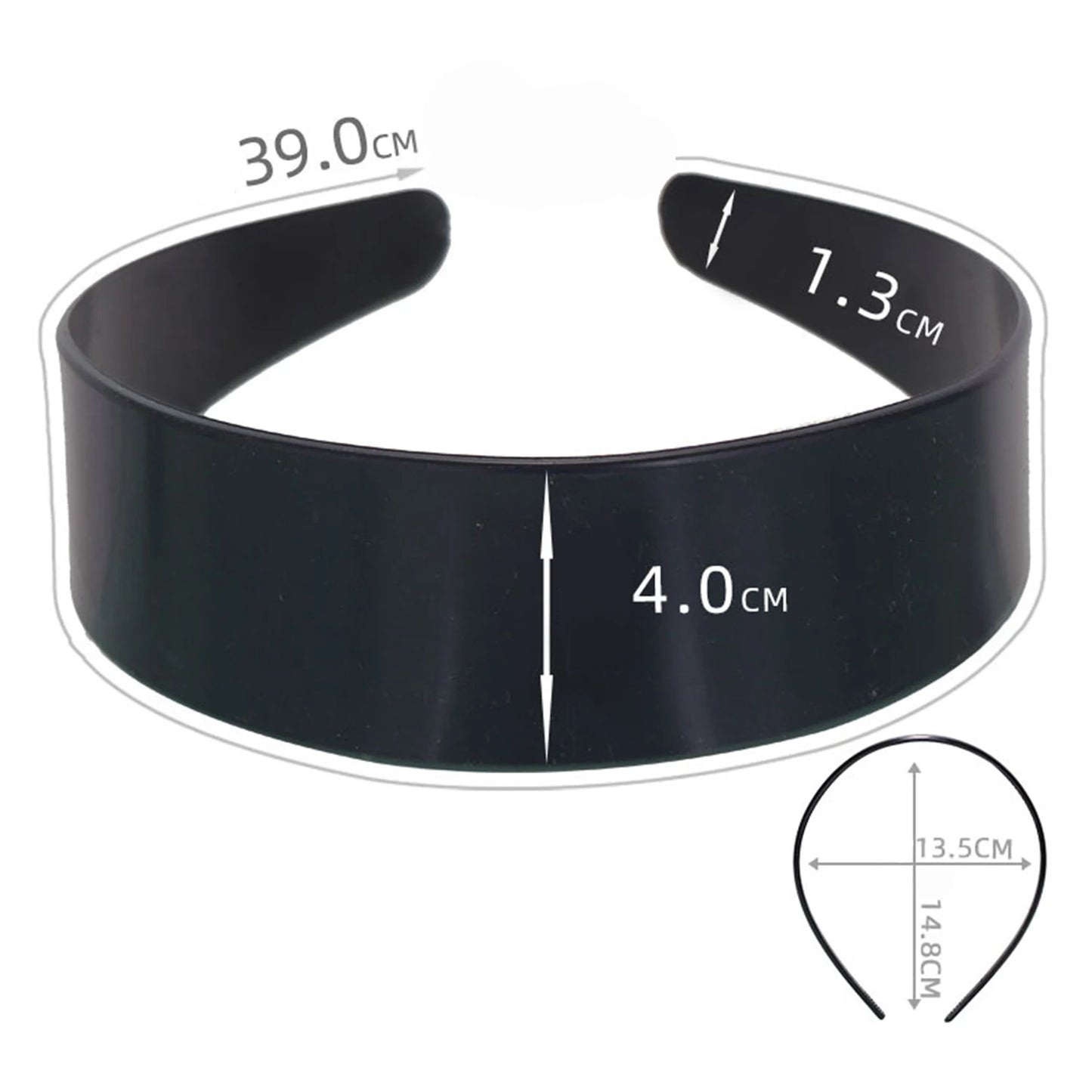 Unisex Metall Vågigt Fjäderhårband Svart Halkfri Utomhussporter Pannband För Kvinnor Män Enkelt Hårband Ansiktstvätt Huvudbonad