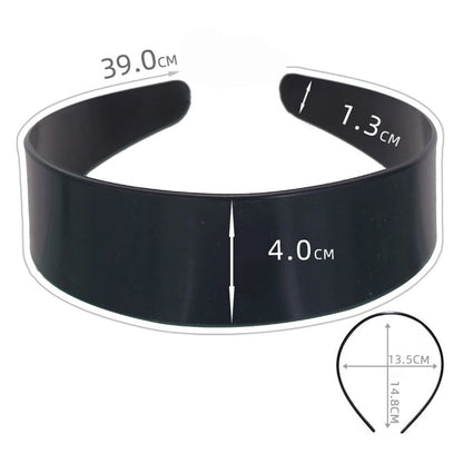 Unisex Metall Vågigt Fjäderhårband Svart Halkfri Utomhussporter Pannband För Kvinnor Män Enkelt Hårband Ansiktstvätt Huvudbonad