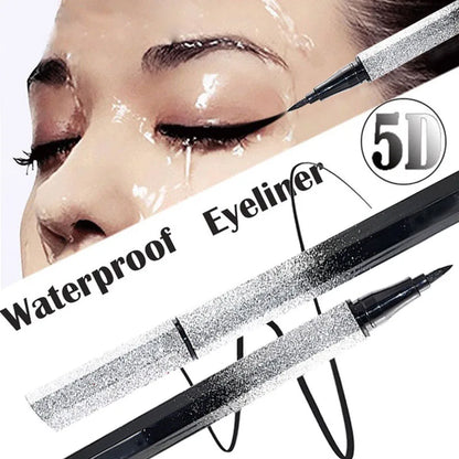Ultratunn Vattentät Flytande Eyeliner Koreansk Makeup För Kvinnor Snabbtorkande Slät Eyeliner Långvarig Nedre Ögonfranspenna Kosmetika