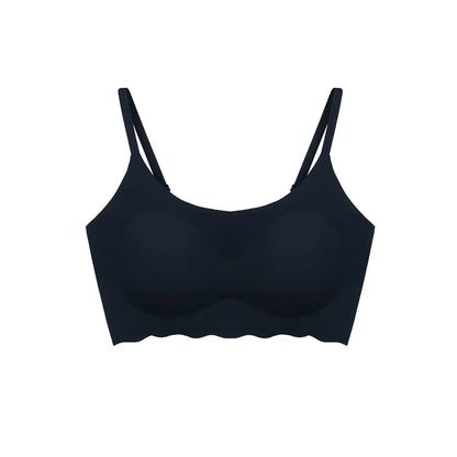 Sexig Sling-BH för Kvinnor, Aktiv Push Up, Sömlös BH, Mjuka Underkläder, Bekväm Bralette, S-2XL, Underkläder 0082