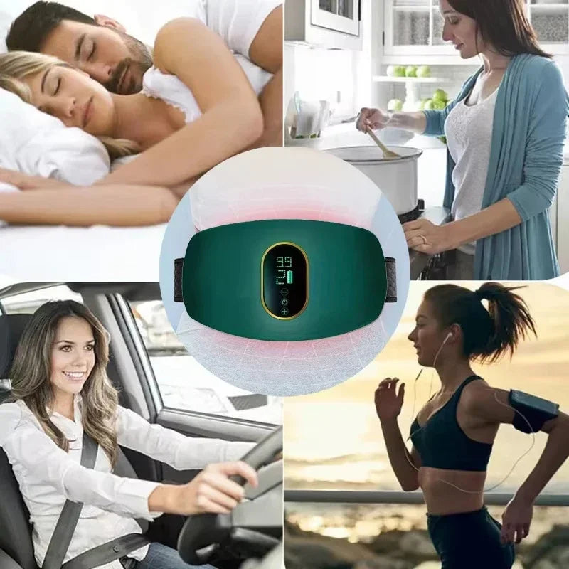 3 lägen elektrisk fettborttagningskroppsmassageapparat för mage midja arm ben rumpa sladdlös kroppsskulpteringsmaskin laddningsbar