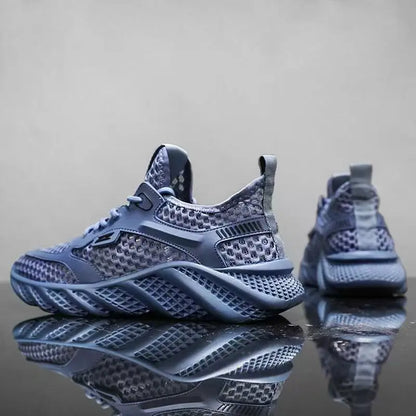 2026 Men's Sports Shoes Breathable Air Mesh Casual Style Summer Shoes PVC Outsole Round Toe Low Cut Comfortable Running Shoes