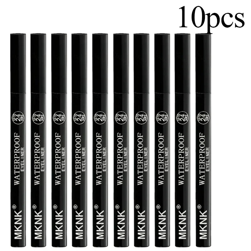 1/5/20 st. Varaktig Vattentät Flytande Eyeliner Icke-blekande Slät Snabbtorkande Eyelinerpenna Inget Bläckläckage Svart Eyeliner Makeup