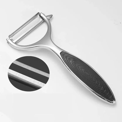 1 st rostfritt stål grönsaksskalare potatisskalare multifunktionell morotsrivare fruktverktyg kökstillbehör kök pelador