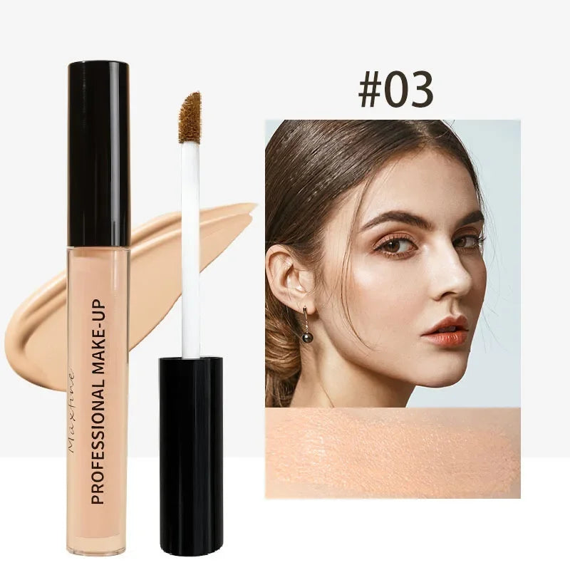 Ögon Ansikte Concealer Flytande Täckning Mörka Ringar Akne Naturlig Makeup Effekt Anti-cerne Bas Foundation Kräm Makeup Kosmetika