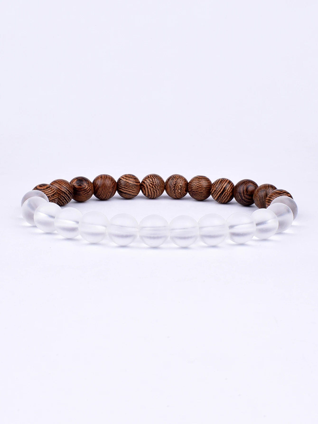 8mm lavaarmband för män vulkaniska stenar träpärlor armband tibetansk buddha handledskedja kvinnor män smycken gåva nya armband