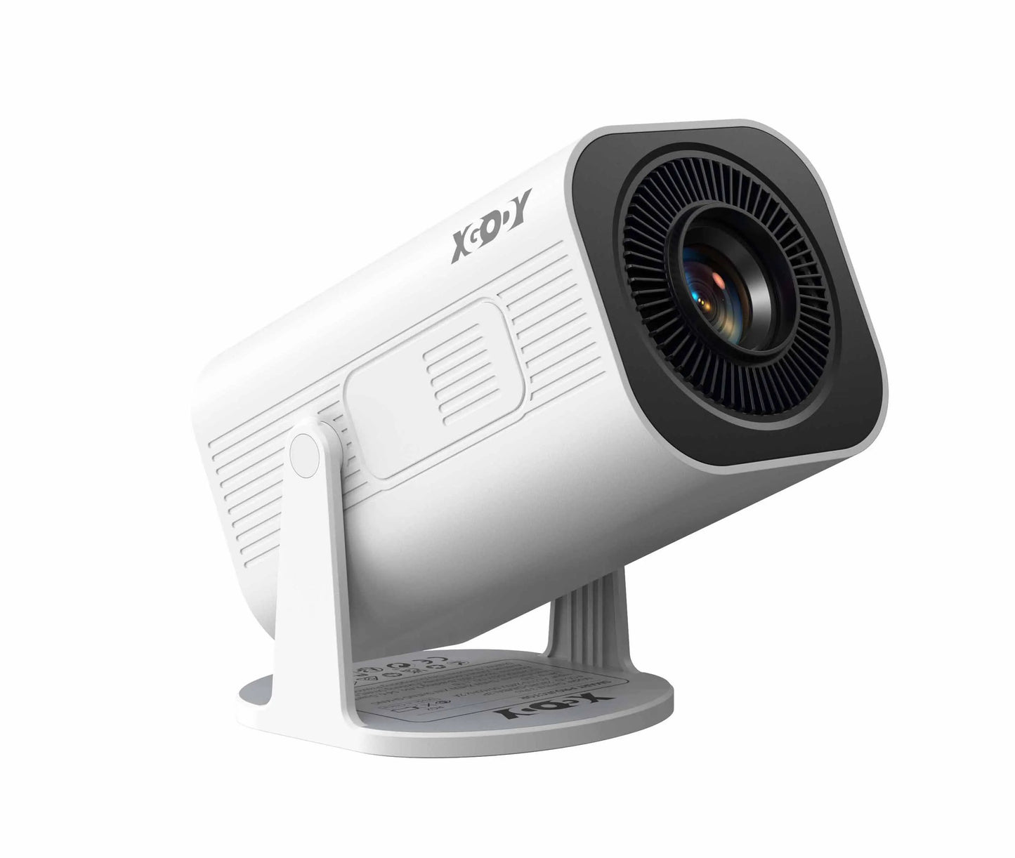 XGODY 4K 1080p LED-projektor med 12000 lumen ljusstyrka, WiFi 6 Bluetooth 5.0 bärbart hemmabiosystem för underhållning