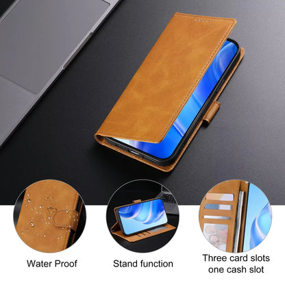 Business Läder Flipfodral för Samsung S25 S26 Ultra S24 FE S23 S22 S21 Plus A17 A37 A57 A36 A56 A16 A26 Korthållare Plånbok Över