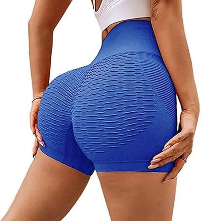 Dam Sport Shorts Hög Midja Push Up Boots Workout Shorts Sexiga Magkontroll Yoga Tights Sömlösa Fitness Höftlyftande Sportkläder