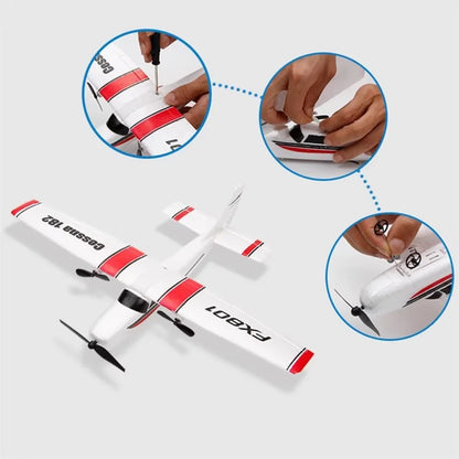 FX801 RC-flygplan EPP-skum 2.4G 2CH RTF Fjärrstyrt vingspann Flygplan med fast vingspann Flygplan Leksaker Presenter för barn