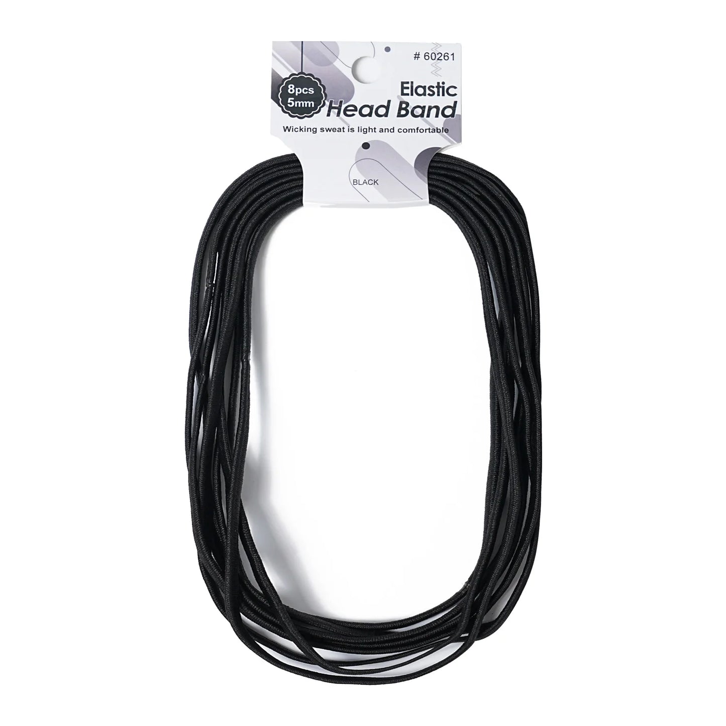 8 st godisfärgade hårband för kvinnor och män, yogahårband, 0,5 cm, sporthårband för flickor, halkfri fotboll, löpning, fitnesshåraccessoarer, set