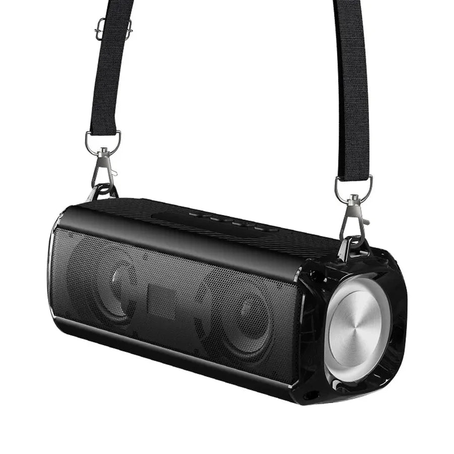 Bärbar subwoofer Caixa De Som Bluetooth-högtalare trådlös radio FM-ljudbox musik Bocina bas med lamppelare Blootooth Audio