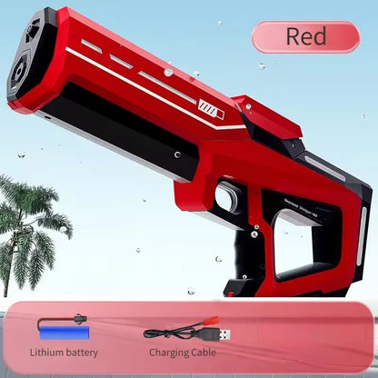 42 cm elektriska vattenpistoler för vuxna högtrycksautomatisk absorberande vattenpistol sommar utomhus strandpoolleksaker för barn presenter