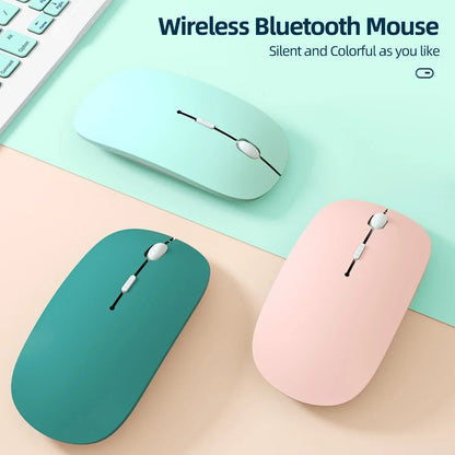 Trådlös Bluetooth-kompatibel mus Bärbar ergonomisk datormus För bärbar dator iPad Surfplatta Mobiltelefon Kontorsspelmus