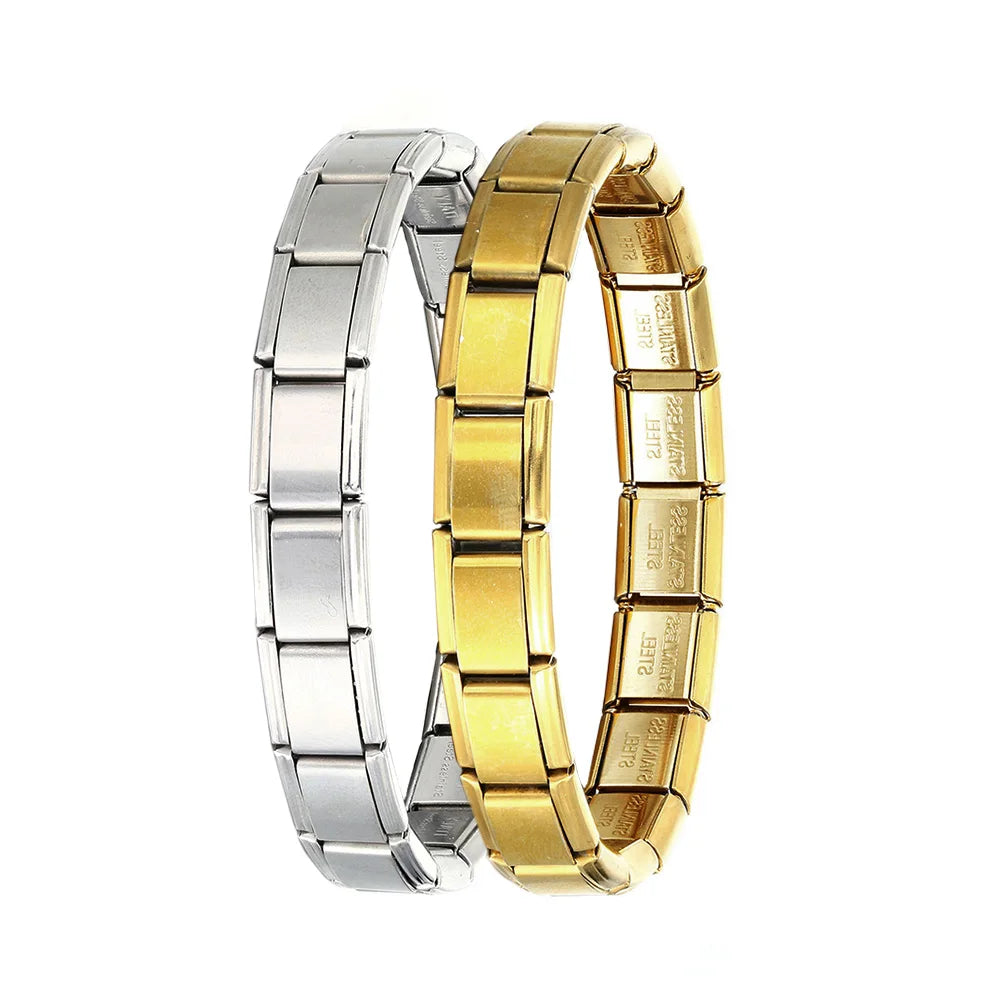 GEMOSA Mode Dam Herr Smycken 20*9mm Bredd Silver Färg Rostfritt Stål Armband Man Kvinna Fest Dagliga Tillbehör