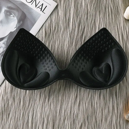 2023 Nya 1 par kvinnor sommar baddräkt vadderingsinlägg svampskum bh-pads bröstkupa bröst bh bikiniinlägg bröstkudde