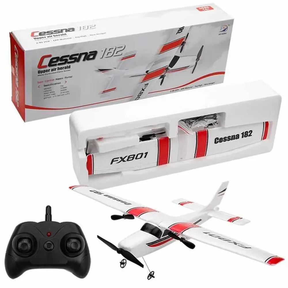 FX801 RC-flygplan EPP-skum 2.4G 2CH RTF Fjärrstyrt vingspann Flygplan med fast vingspann Flygplan Leksaker Presenter för barn