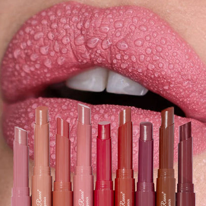 Nude Matte Läppstift Vattentäta Nude Rosa Läppstift Bleknar Inte Sexiga Röda Sammets Läppstift för Kvinnor Makeup Hållbar Läppkosmetika