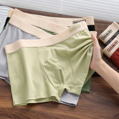 6 st. herrunderkläder i ren bomull boxershorts herrtrosor herr andningsbara antibakteriella underbyxor sexiga sportkomfort herrboxare