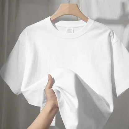 Hjärttryckt T-shirt Kortärmad Rundringad Casual Sommar Sommar Kortärmad Harajuku Streetwear Toppar T-shirts Estetiska Kläder