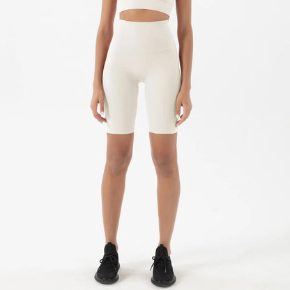 SOISOU Nylon Yogakläder Gym Fitness Leggings Sport BH Shorts Set Hög Midja Elastisk Damkläder 3 Typer 12 Färger