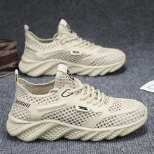 2026 Men's Sports Shoes Breathable Air Mesh Casual Style Summer Shoes PVC Outsole Round Toe Low Cut Comfortable Running Shoes