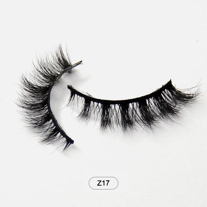 Makeup Minkfransar Fluffiga Mjuka Hela Lösögonfransar Naturliga Lösögonfransar Wispy Lash Extension