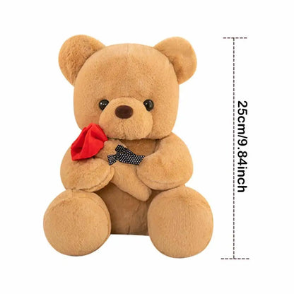 25 cm kawaii alla hjärtans dag-present nallebjörnar gosedjur rosbjörn docka alla hjärtans dag-present till flickvän