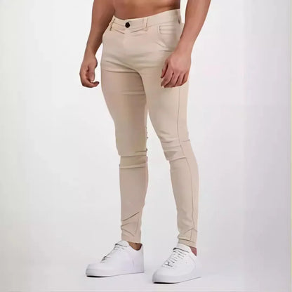 Vår Sommar 2024 Casualbyxor Vårnya Herr Utomhusbyxor Slim Fit Raka Byxor Träningsbyxor för Herr