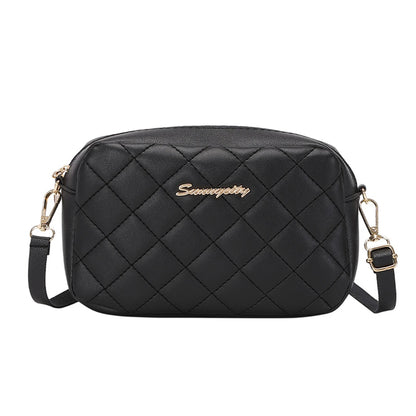 2024 Tofs Liten Messengerväska För Dam Trend Lingge Broderi Kamera Kvinnlig Axelväska Mode Kedja Dam Crossbody Väskor
