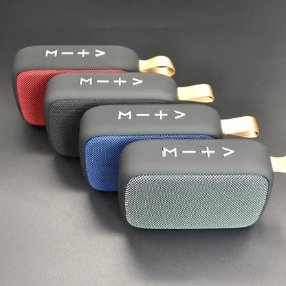 Tyghögtalare Bluetooth Trådlös anslutning Bärbar Utomhussport Ljud Stereo Stöd Tf-kort Mobiltelefon Universell