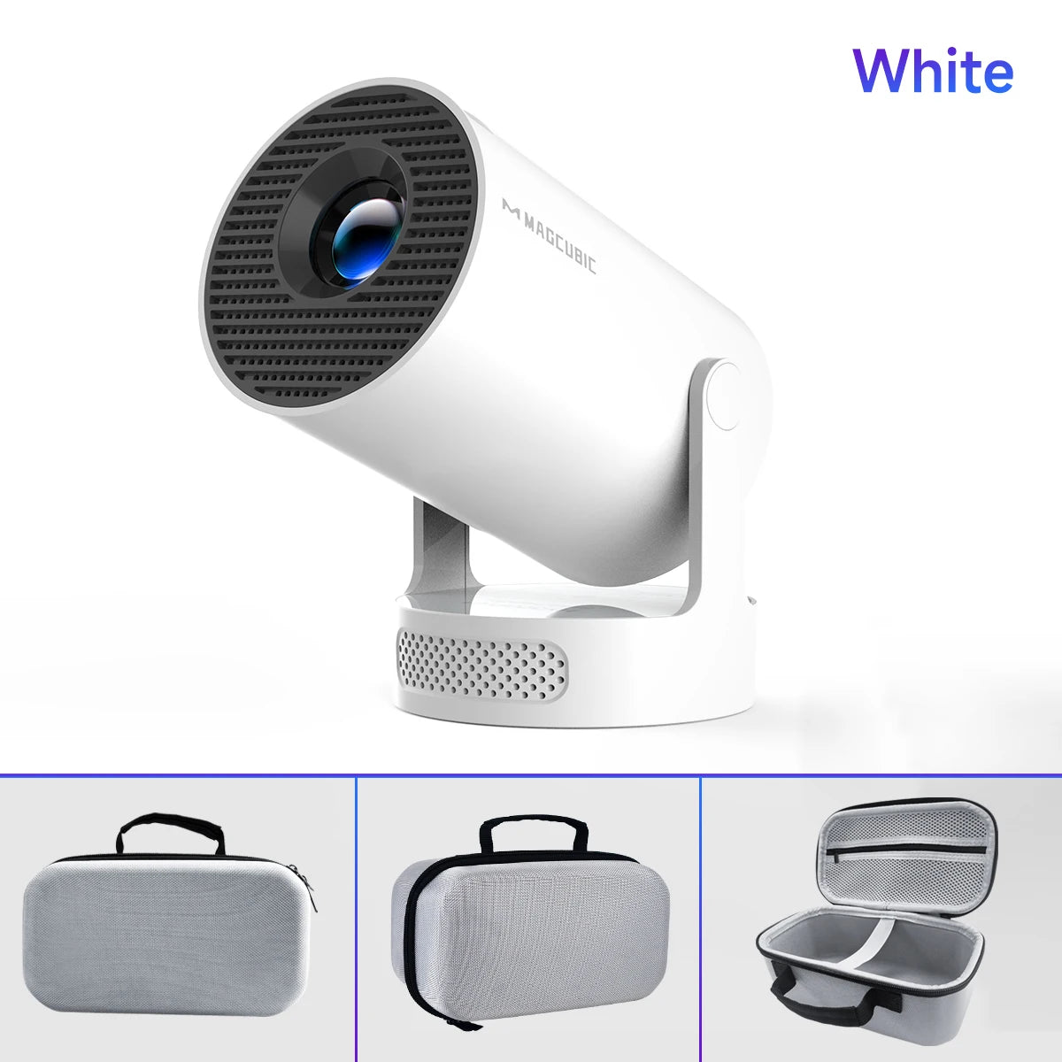 Magcubic 8K Wifi6 Projektor 290ANSI Android 14 Dubbel WIFI Allwinner H726 BT5.0 1280*720P Hemmabio Utomhus Bärbar HY300 Pro +