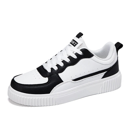 Mode Damskor Andningsbara Platta Skor Sneakers Vita Damskor Sport Löpning Utomhus Promenader Herrskor