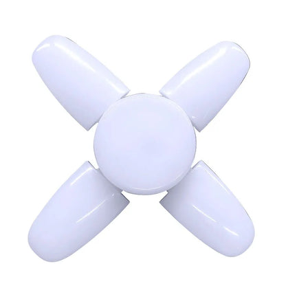 28W fläktformad LED-lampa E27 LED-lampa vikbar 220V glödlampor för hem, vardagsrum, lager, garage, taklampa