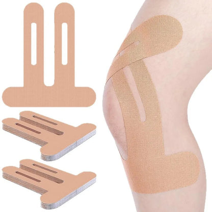 10 st. kinesiologitejper för knän, vattentät och andningsbar sporttejp, elastisk justerbar knäplast, för löpning, gym, vandring