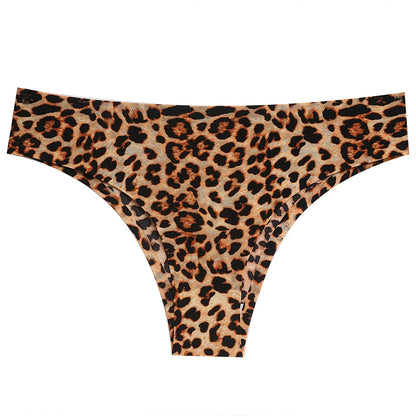 BZEL Leopard Kvinna Brasilianska Trosor Sömlösa Underkläder Damunderkläder Pricktryck Damunderkläder Sport Fitness T-rygg