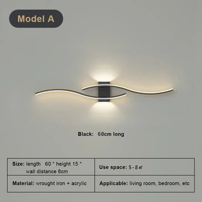 DAMIASMIL LED Modern Vägglampa Sovrum För Vardagsrum Bakgrund Sängbord Svart Vit Guld Vägglampa Dekorativ Belysningsarmatur