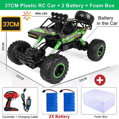 1:16 / 1:12 Terrängbil RC-bil 30 km/h Höghastighets 4WD Eldriven fjärrstyrd bil Buggy 4X4 Terrängbilsfordon Modellleksak Present