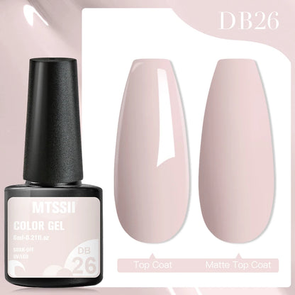 7ml Champagne Guld Silver Reflekterande Nagelgellack Glittrande Skinande Glitter Rosa Röd Nageltillbehör Semi-permanent Gellack