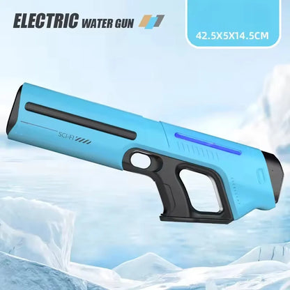 Absorberar automatiskt vatten Högtrycks Elektrisk Vattenpistol Leksaker För Barn Sommar Utomhus Pool Slåssspel Barn Vattenpistol Gåva
