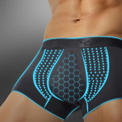 3-delade boxershorts för fitness, stretchigt och andningsbart tyg, fullt stöd för svettningar och stretchrörelser.