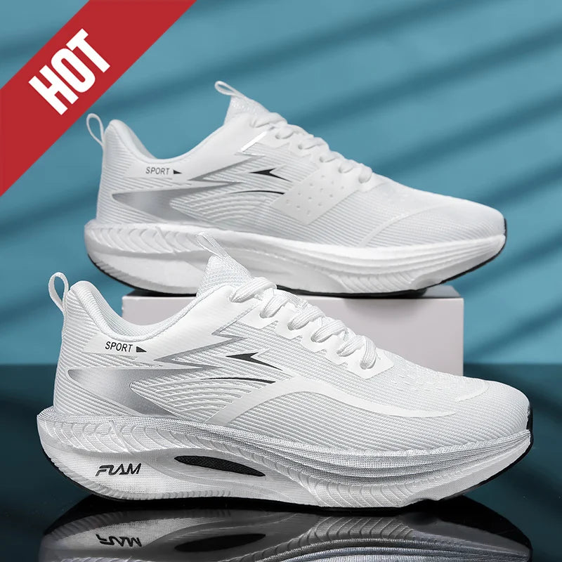 NYA Löparskor Carbon Board Marathon Herr Sport Andningsbara Lättvikt Dam Bekväma Atletiska Halkfria Sneakers Casual