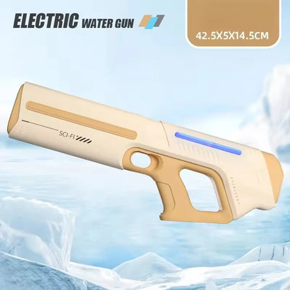 Absorberar automatiskt vatten Högtrycks Elektrisk Vattenpistol Leksaker För Barn Sommar Utomhus Pool Slåssspel Barn Vattenpistol Gåva