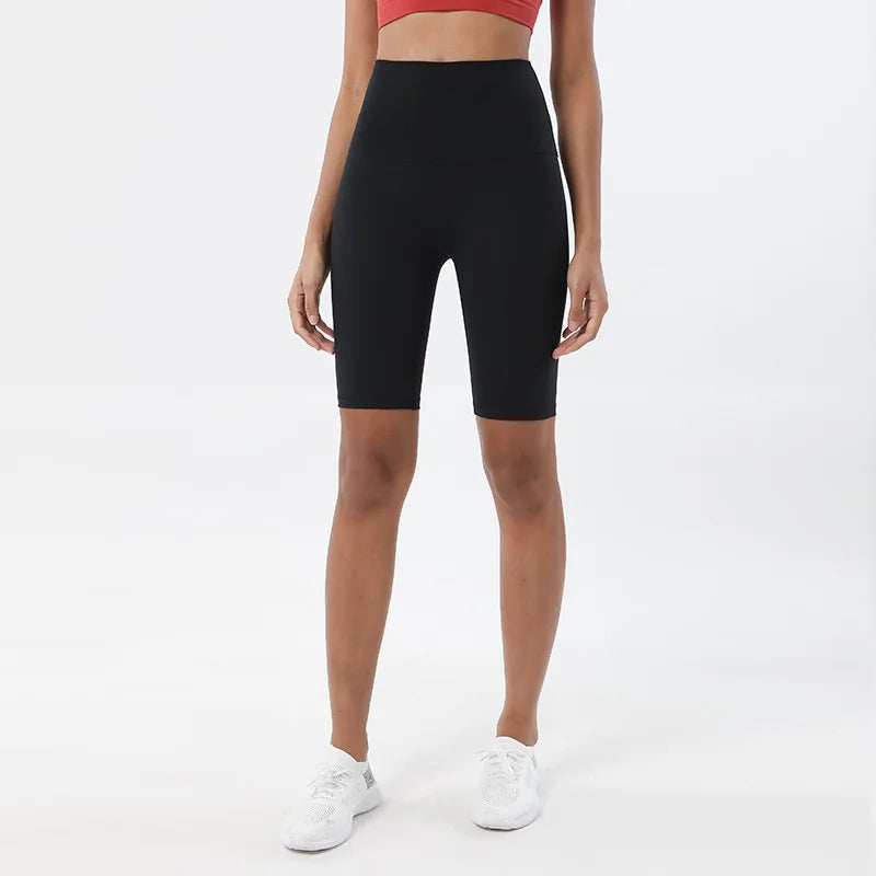 SOISOU Nylon Yogakläder Gym Fitness Leggings Sport BH Shorts Set Hög Midja Elastisk Damkläder 3 Typer 12 Färger
