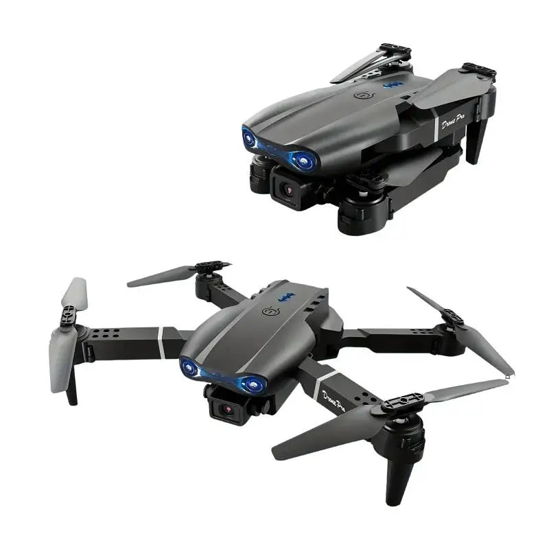 RC Drönare 4K HD Dubbelkamera 5G WIFI FPV Hopfällbar Quadcopter med Höjdhållnings-LED-Lampor Gåva