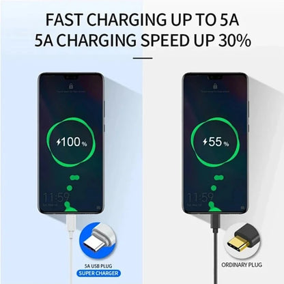 QCMAX 1-3 st 10A 100W Typ C Supersnabb Laddningskabel Datakabel För Huawei OPPO vivo iQoo Snabbladdning USB C Kablar