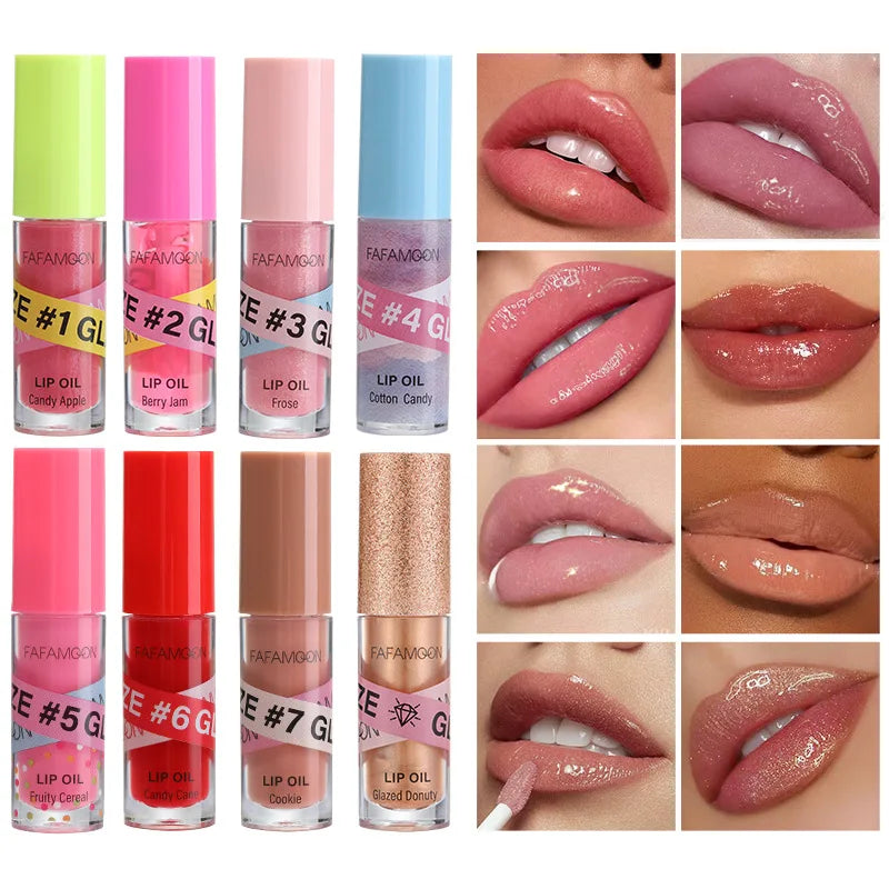 Långvarigt återfuktande, fylligare läppglans, läppfyllare, mineralolja, läppextrakt, extrem volym, essens, närande läppförstärkare, flytande makeup