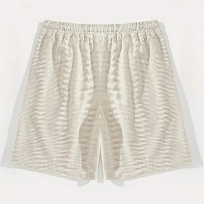 Herrshorts, Herrfritidsbyxor, Herrstrandshorts, Herrsportshorts, Nytt mode med texturerat tyg, Andningsbara byxor, Lämpliga för både vardagskläder och sport