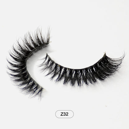 Makeup Minkfransar Fluffiga Mjuka Hela Lösögonfransar Naturliga Lösögonfransar Wispy Lash Extension
