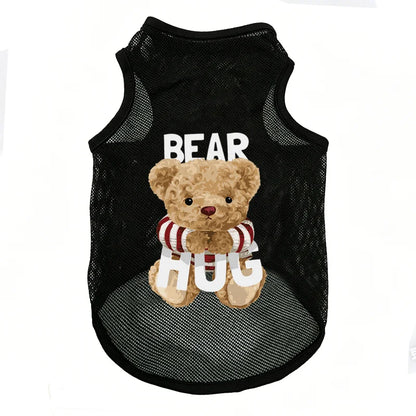 1 st. Andningsbar nätväst för husdjur, ärmlös katt- och hundkläder, ultralätta, svala kläder för bichon, teddy, chihuahua, valp, kattunge